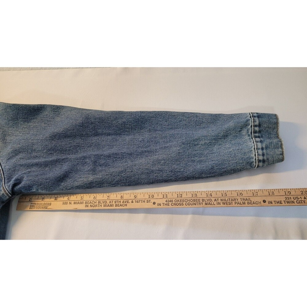 Oshkosh Men's Size XL‎ Blue Denim Trucker Button Up Jacket EUC - Picture 13 of 16